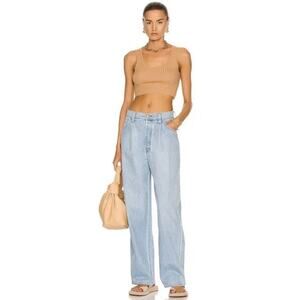 MOTHER SNACKS! Pleated Fun Dip Puddle Jeans sz 30 NWT